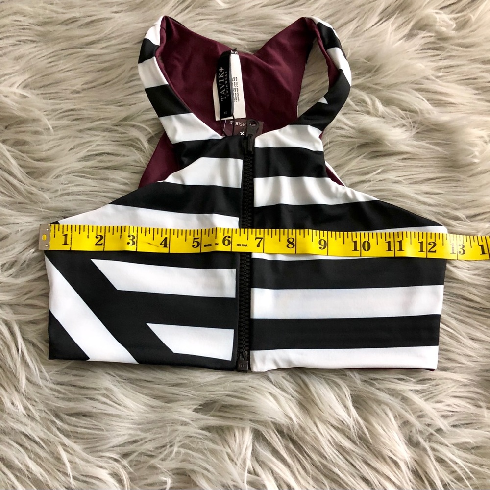 TAVIK FAYE HALTER REVERSIBLE SPORT SWIM TOP - Picture 5 of 8
